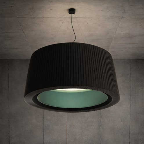 Rakumba+Iris 700 LED 2x20W 3840lm 3000K, üles/alla valgusega rippvalgusti, kanga värv täpsustada tellimisel